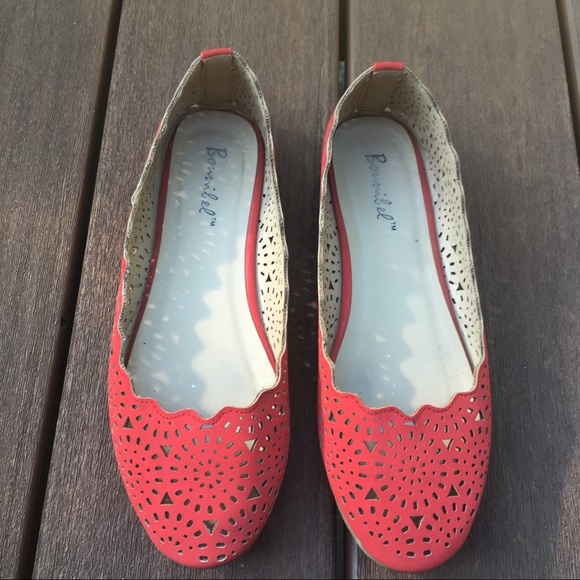 Modcloth Orange Boho Shoes - Picture 3 of 5